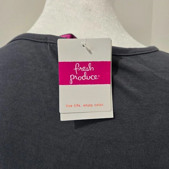 NWT Fresh Produce Midi Wrap Me Up Dress Oyster (med Gray) - Sz XL - Picture 7 of 11